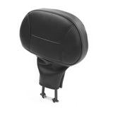 C.C. RIDER Rider Backrest 2 Up Seat Driver Backrest Pad For Harley Touring CVO Street Glide Road Glide Electra Glide Road King, 1988-2023