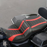 C.C. RIDER Touring Driver Passenger Seat For Harley CVO Road Glide Electra Glide Street Glide Road King, 2009-Later SC52 CCRiderseats 